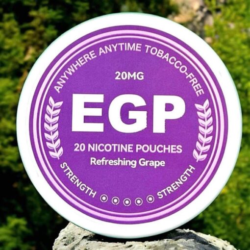 EGP Nicotine Pouches Grape ( Túi Ngậm Vị Nho ) - 20mg/pouch(36.4mg/g)