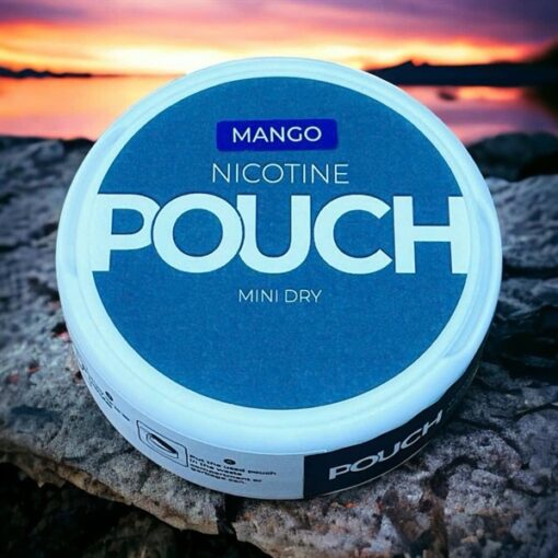 POUCH Nicotine Pouches Mini Dry Mango ( Túi Ngậm Cai Thuốc Lá Vị Xoài ) - 12MG