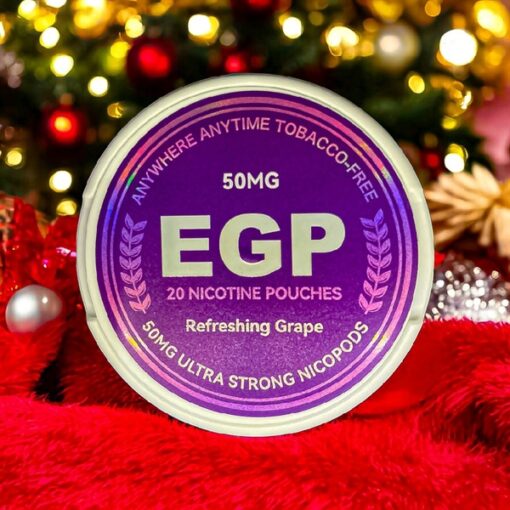 EGP Nicotine Pouches Grape ( Túi Ngậm Vị Nho ) - 27.5mg/pouch(50mg/g)