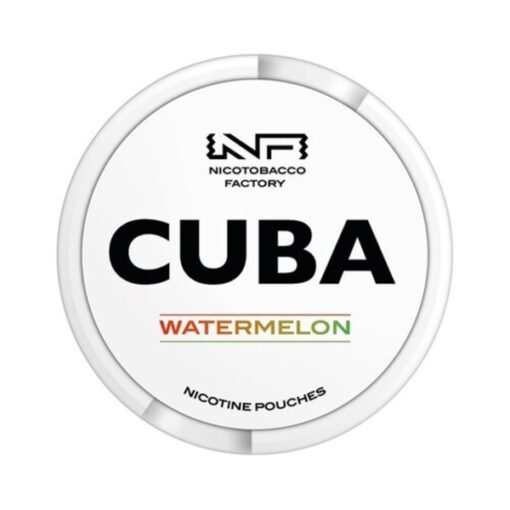 CUBA Nicotine Pouches Watermelon ( Dưa Hấu ) Slim Medium 16mg/pouch(24.6mg/g)