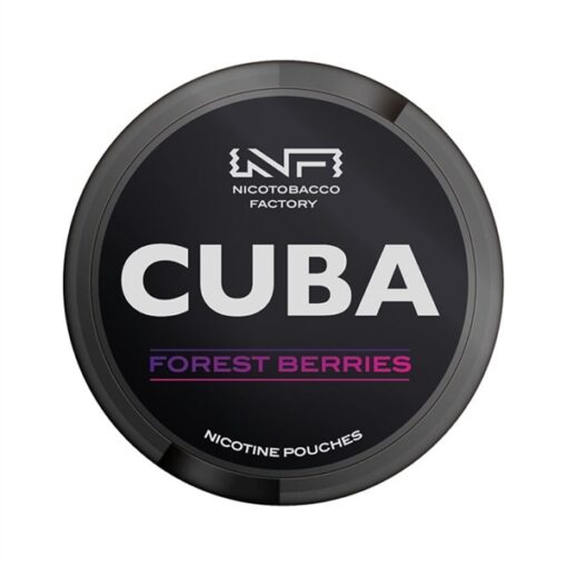 CUBA Nicotine Pouches Forest Berries ( Quả Mọng Rừng ) Slim Strong - 43mg/pouch(66mg/g)