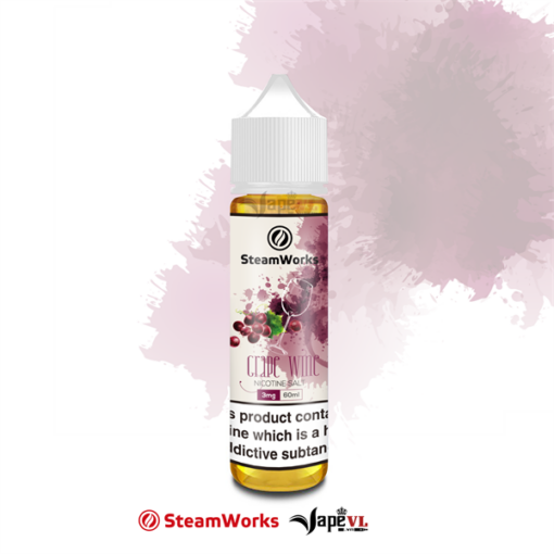 Steamworks 60ML - Grape Wine - Rượu Vang Nho - 6MG