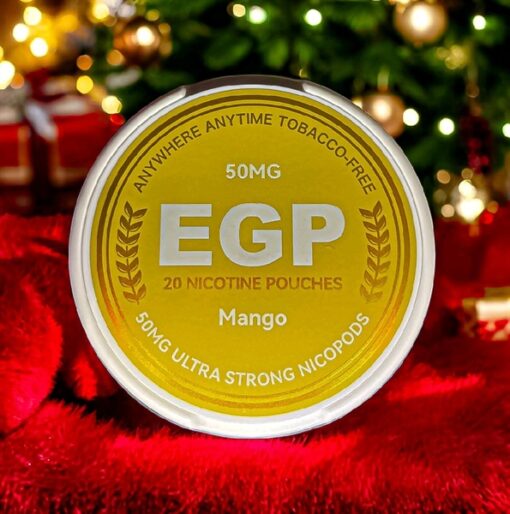 EGP Nicotine Pouches Mango ( Túi Ngậm Vị Xoài ) - 27.5mg/pouch(50mg/g)