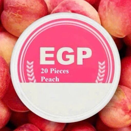 EGP Nicotine Pouches Peach ( Túi Ngậm Vị Đào) - 14mg/pouch(28mg/g)