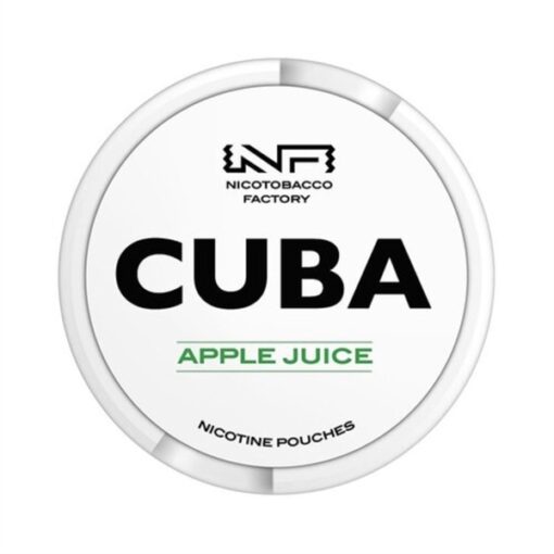 CUBA Nicotine Pouches Apple Juice ( Nước Ép Táo ) Slim 16mg/pouch(24.6mg/g)