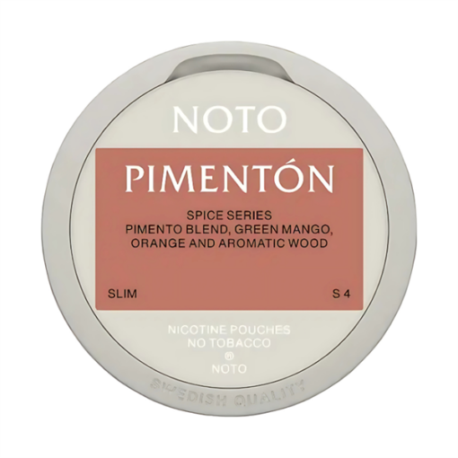 NOTO Pimentón ( Ớt Pimenton Xoài Xanh Cam ) Slim Medium 11.2mg/pouch(16mg/g)