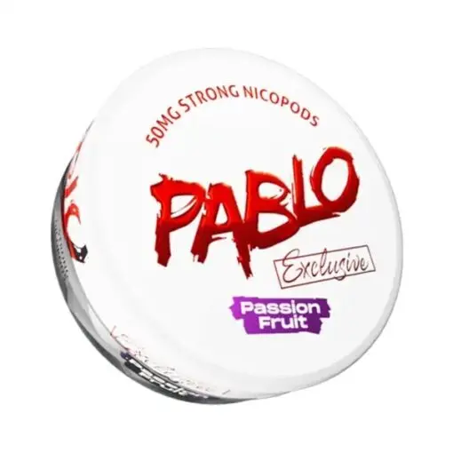 PABLO Nicotine Pouches Exclusive Passion Fruit ( Chanh Leo Nhiệt Đới ) - 30mg/pouch(50mg/g)