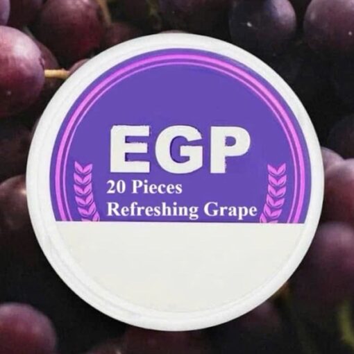EGP Nicotine Pouches Grape ( Túi Ngậm Vị Nho ) - 9mg/pouch(18mg/g)
