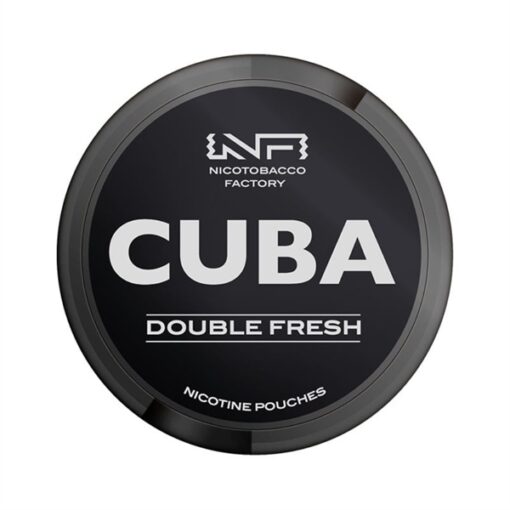 CUBA Nicotine Pouches Double Fresh ( Bạc Hà ) Slim Strong - 43mg/pouch(66mg/g)