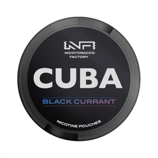 CUBA Nicotine Pouches Black Currant ( Lý Chua Đen ) Slim Strong - 43mg/pouch(66mg/g)