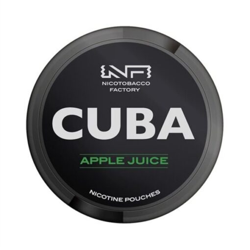 CUBA Nicotine Pouches Apple Juice ( Nước Ép Táo ) Slim Strong - 43mg/pouch(66mg/g)