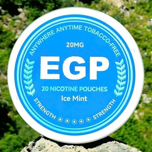 EGP Nicotine Pouches Ice Mint ( Túi Ngậm Vị Bạc Hà Trắng ) - 20mg/pouch(36.4mg/g)