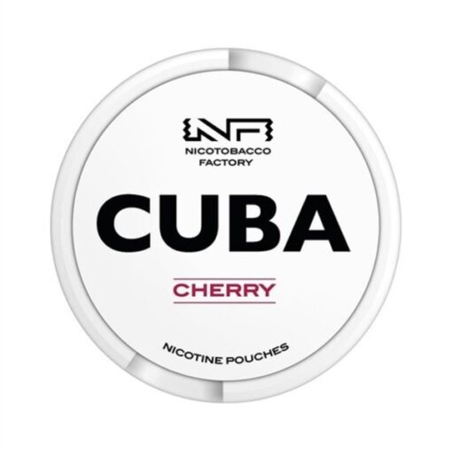 CUBA Nicotine Pouches Cherry ( Anh Đào ) Slim Medium 16mg/pouch(24.6mg/g)