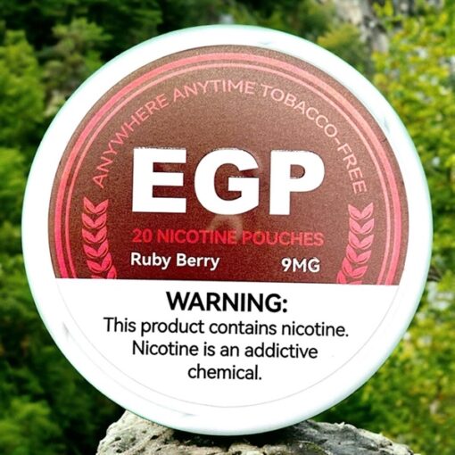 EGP Nicotine Pouches Mini Dry Ruby Berries ( Túi Ngậm Vị Mâm Xôi Ruby ) - 9mg/pouch(18mg/g)